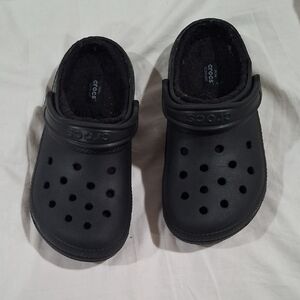 CROCS Unisex  Black Slippers Size M-5 W-7